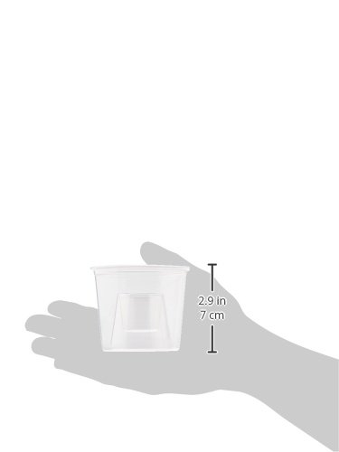50 Count Disposable Plastic Power Bomber Shot Cups - Perfect for Jager Bombs, Party Shots & Bar Events | Ideal for Nightclubs, Tailgates & College Parties