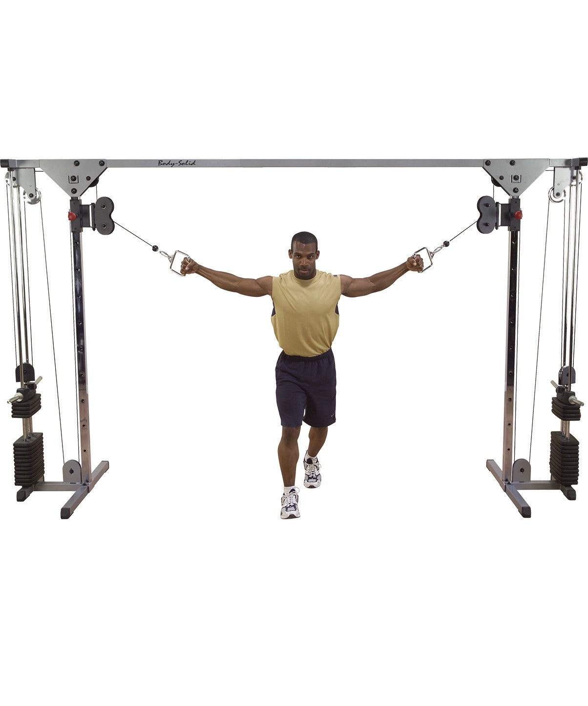 Premium Cable Crossover Machine for Home & Gym - Strength Training Equipment for Chest, Back & Shoulder Workouts - Perfect for CrossFit, Bodybuilding & Functional Fitness