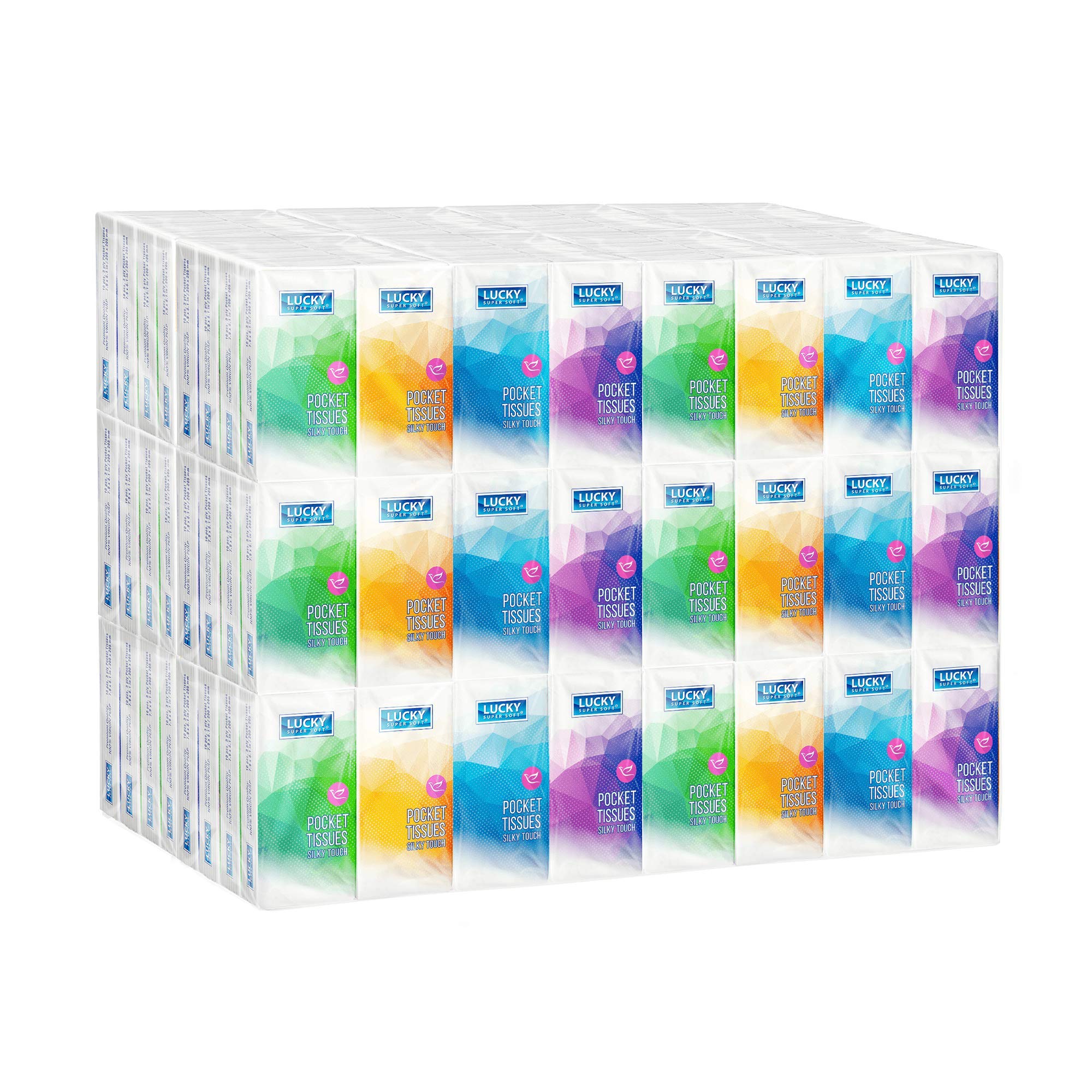 Premium Soft Facial Tissues - Travel & Pocket Size Bulk Pack (192 Packs, 10 Tissues Each) | 1920 Total Tissues | Ideal for Travel, Office, Car & On-the-Go Use