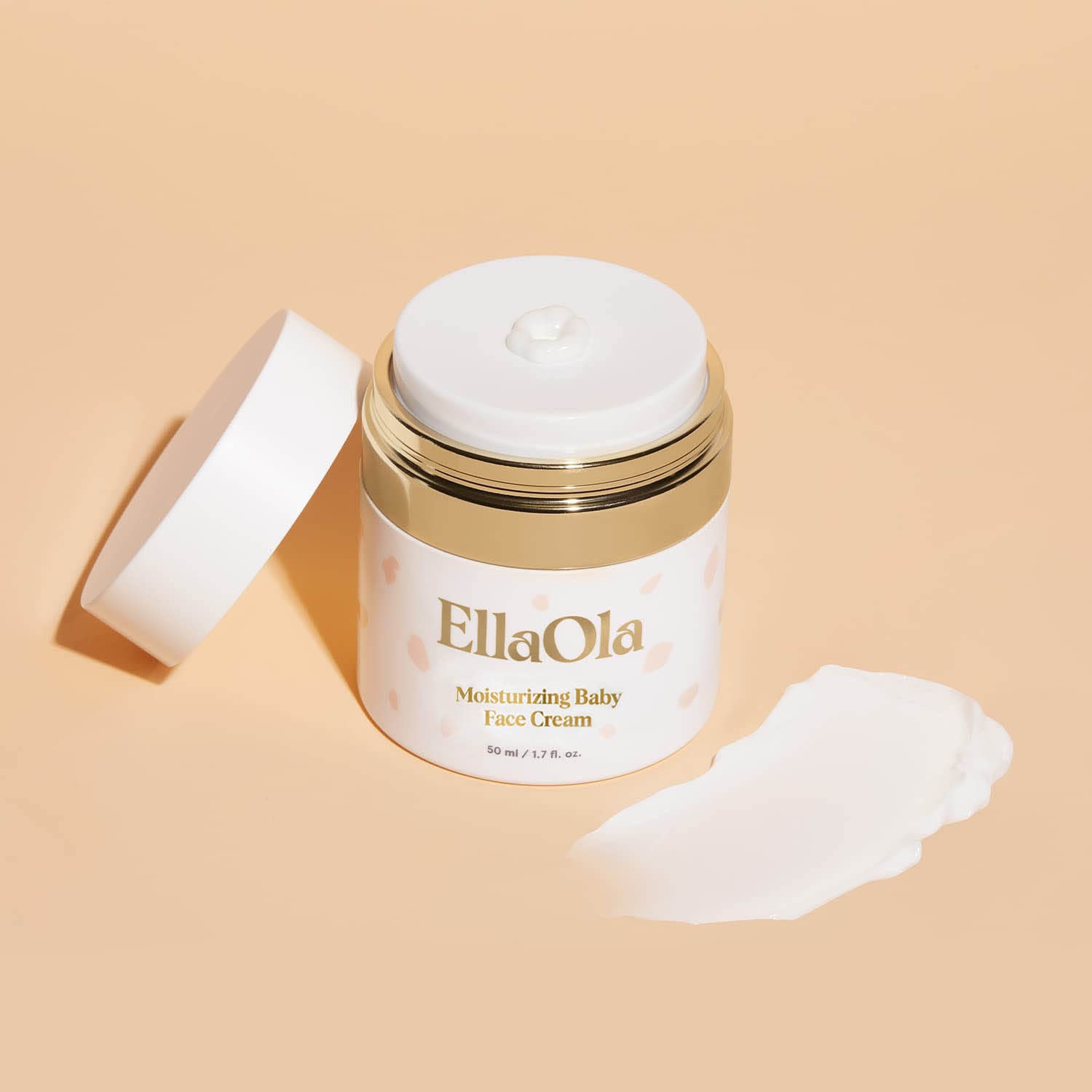 96-Hour Deep Moisturizing Baby Face Cream for Dry, Eczema & Sensitive Skin - Organic Daily Face Lotion with Nourishing Hydration, Fragrance-Free, 1.7 fl oz | Ideal for Newborns, Toddlers & Kids with Skin Irritations