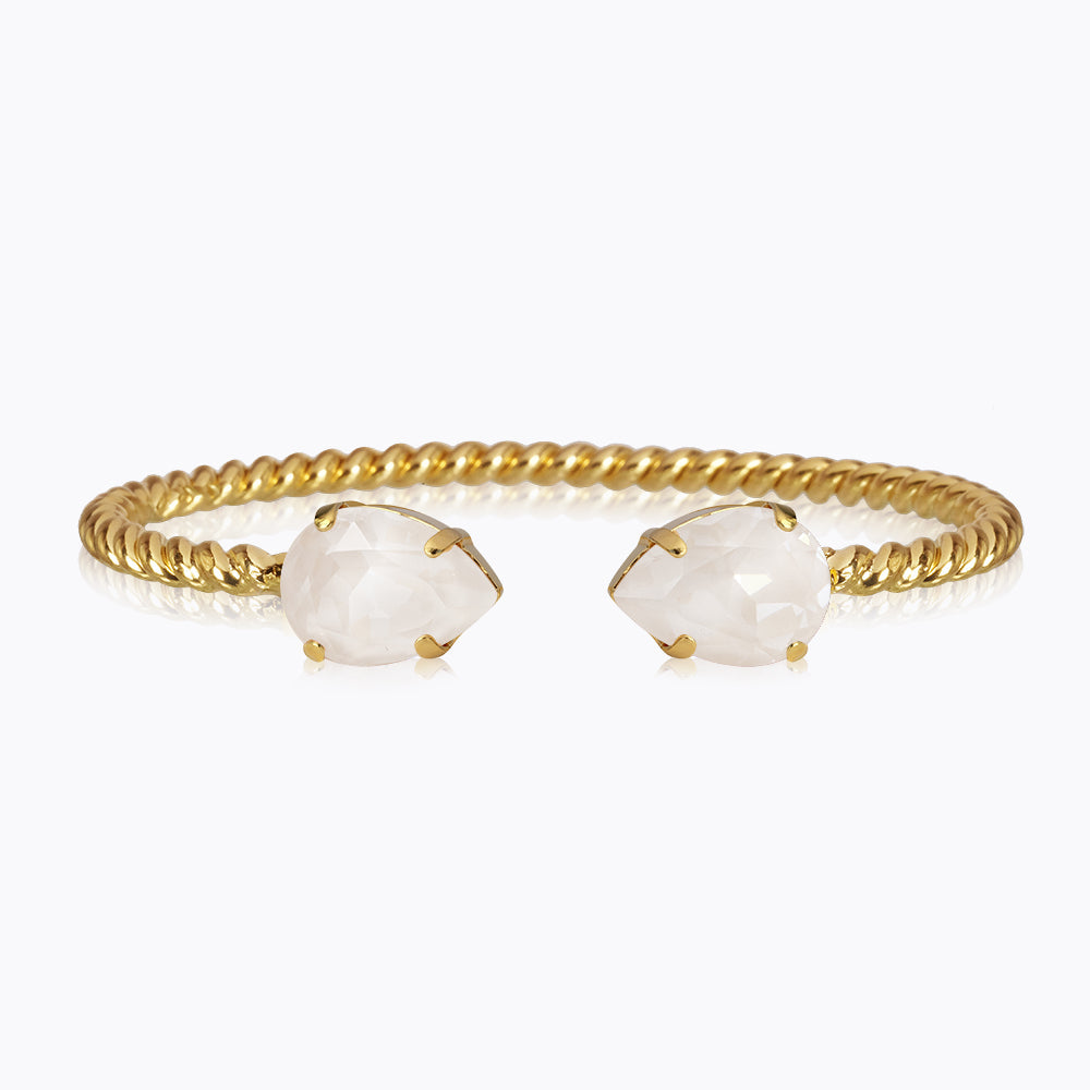 Mini Drop Bracelet - Dainty Electric White Beaded Bracelet for Women | Perfect for Everyday Wear, Parties & Gifts