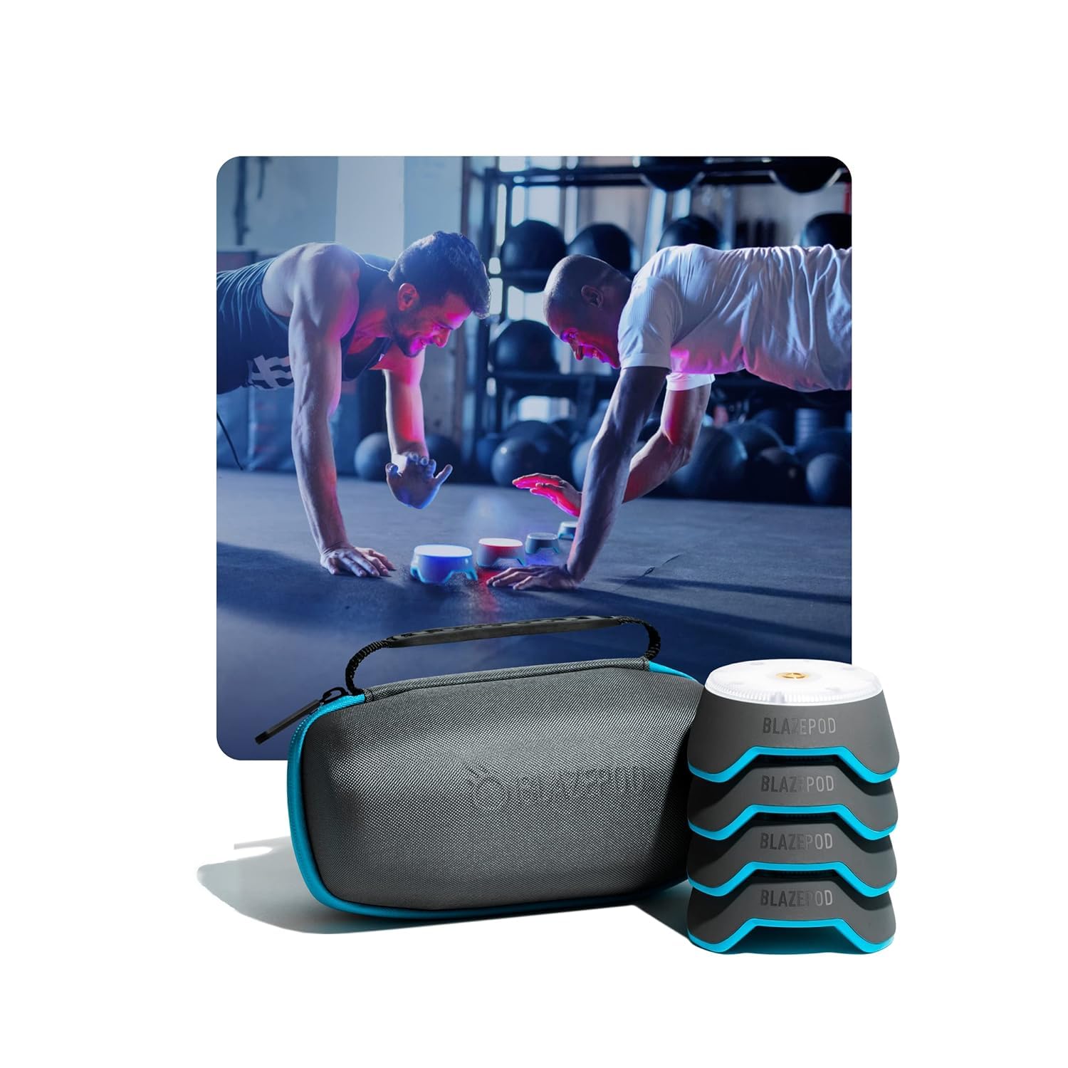 BlazePod Reaction Training System - 4 LED Light Pods for Speed, Agility & Reflex Training | Ideal for Athletes, Coaches, Therapists & Fitness Professionals | Perfect for Sports Drills, PT Sessions & Home Workouts