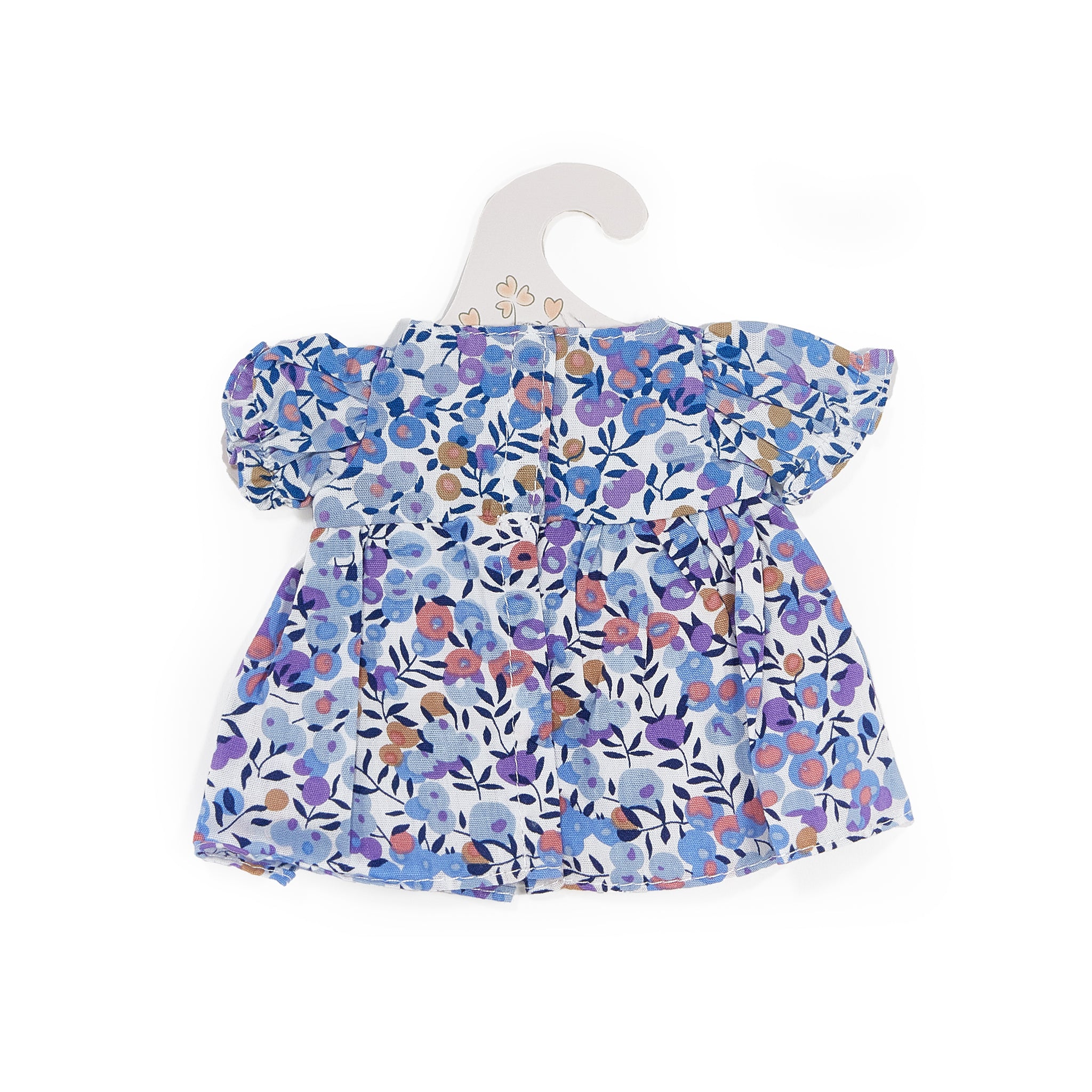 Kiddo's Closet Floral Dress for Girls - Blue & Purple Cotton Summer Dress - Perfect for Birthday Parties, School Events & Family Photos