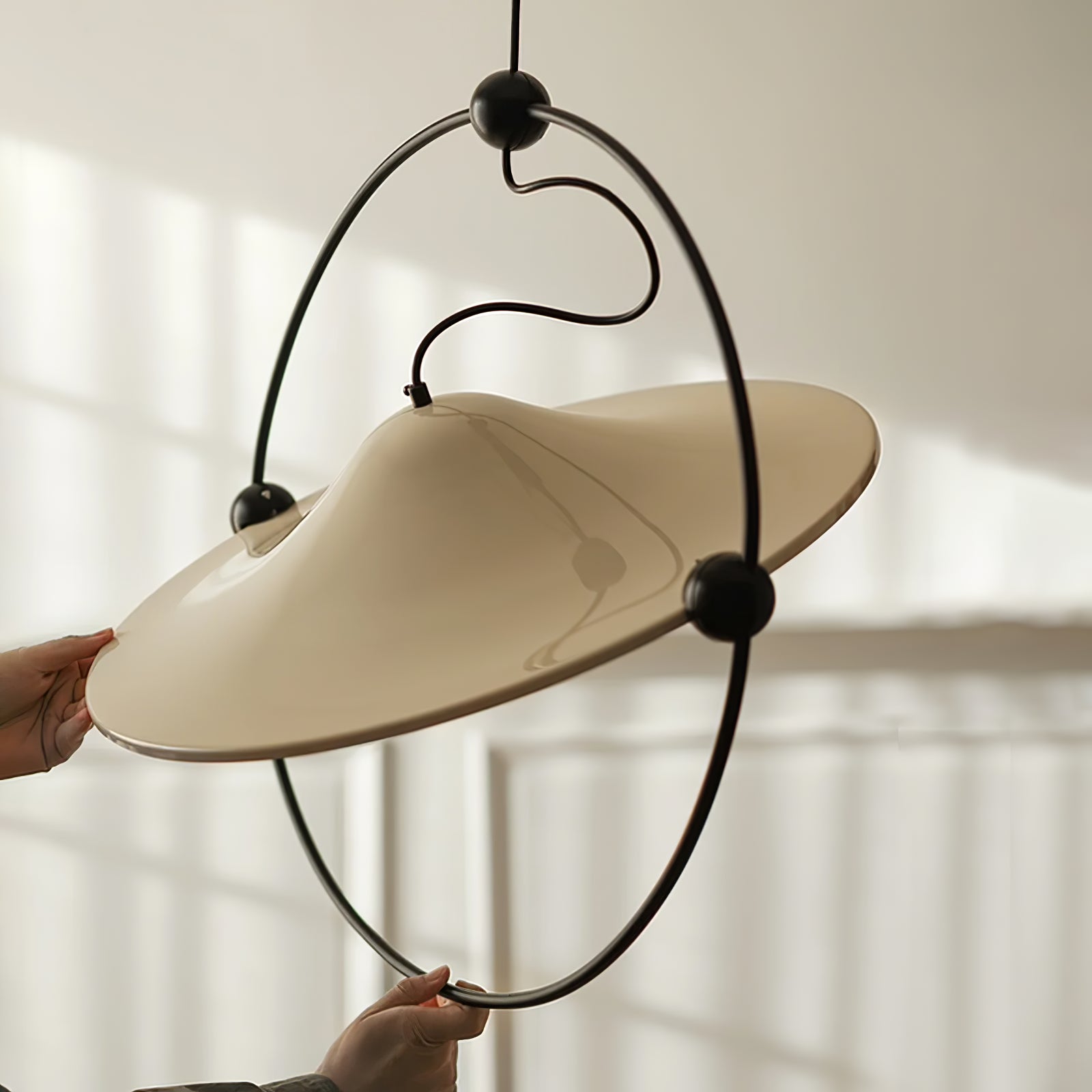 Kyra Modern Pendant Light - Sleek Hanging Fixture for Kitchen Island, Dining Room & Bedroom - Adjustable Height & Dimmable LED Lighting