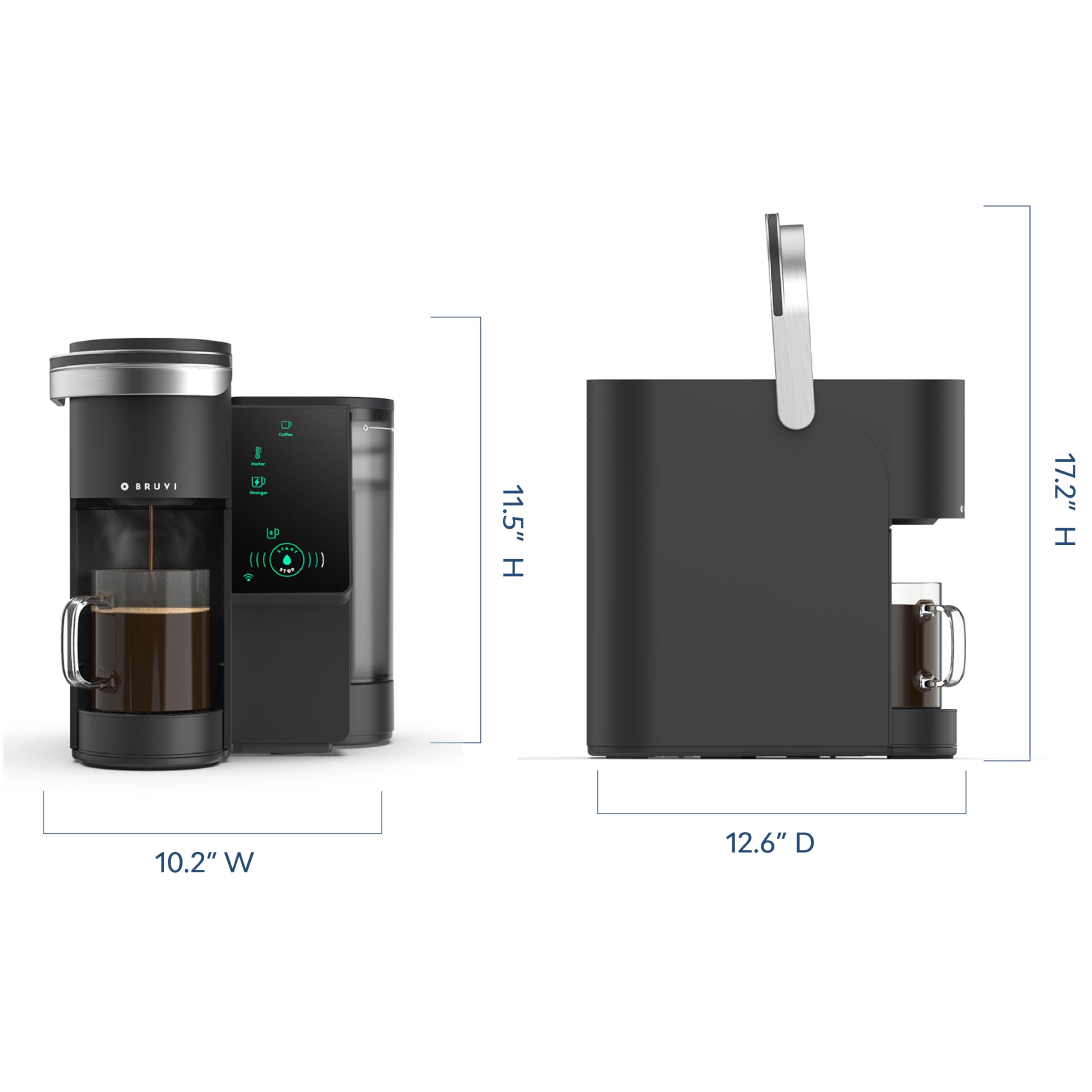 Premium Single-Serve Coffee Maker with 20 B-Pods - Brew Delicious Coffee & Espresso at Home | Perfect for Office, Kitchen & Small Spaces
