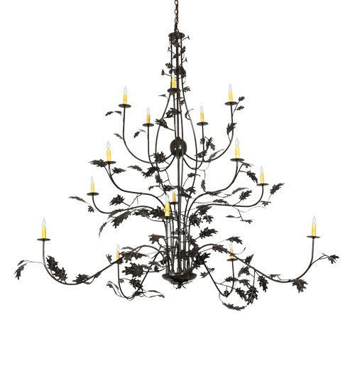 15-Light Crystal Chandelier for Dining Room - Modern Elegant Ceiling Light Fixture with LED Bulbs | Perfect for Dining Room, Living Room, Bedroom Decor