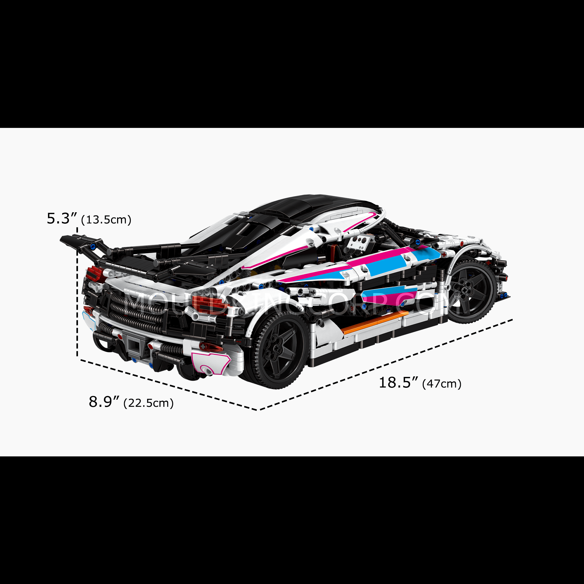 Mould King 13120S Regera Hypercar Remote Control Building Kit - 3063 Piece Model Car Set for Adults & Teens | DIY Engineering Toy, Collector's Display, Gift for Car Enthusiasts | Perfect for Home Decoration, Office Display & STEM Learning Activities