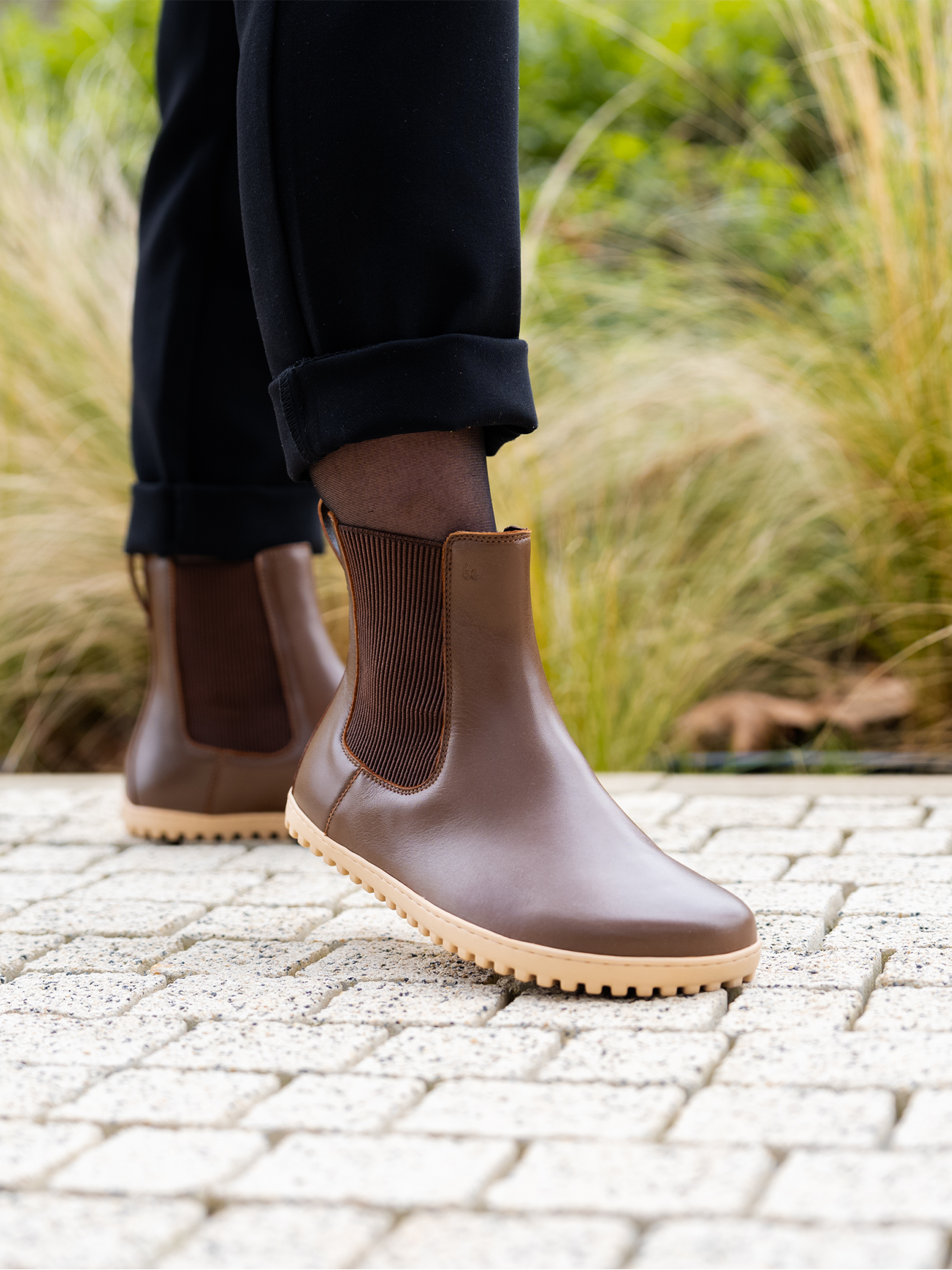 Barefoot Boots for Women - Be Lenka Glam in Milk Chocolate | Comfortable Minimalist Shoes for Walking, Travel & Everyday Wear