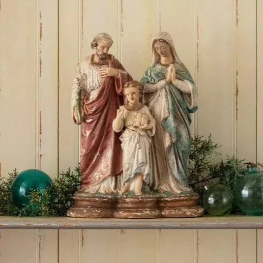 Holy Family Statue - Handcrafted Religious Figurine for Home Decor, Nativity Scene, and Catholic Gifts | Perfect for Christmas Display, Church Altar, and Spiritual Devotion