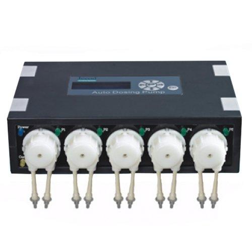 Jebao DP 5 Automatic Marine Aquarium Dosing Pump - Precise Saltwater Reef Tank Dosing System for Calcium, Alkalinity & Magnesium | Perfect for Coral Growth & Aquarium Maintenance