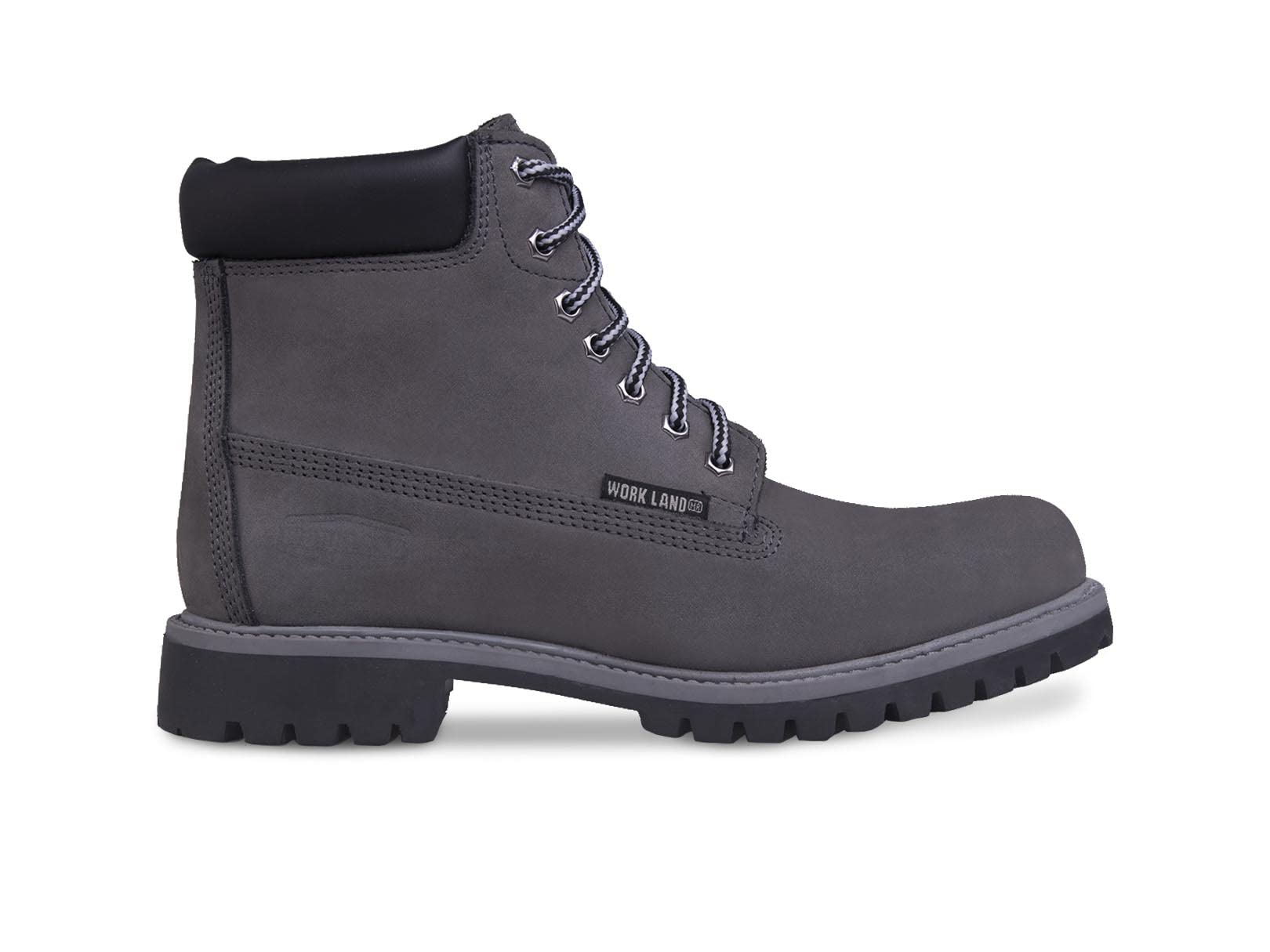 WORKLAND 77611 Men's Lightweight Lace-Up Hiking Boots - Slip Resistant Soft Toe Leather Casual Work Boots - Comfortable Outdoor & Hiking Shoes for Men - Perfect for Daily Wear, Construction, and Trail Adventures