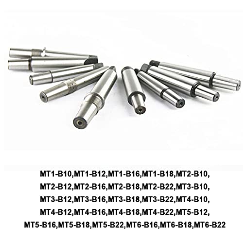 High-Quality Morse Drill Chuck Arbor MT2-B18, 45# Steel with Morse Taper Shank (HRC-55) - Perfect for Lathes, Drill Presses & Metalworking Projects