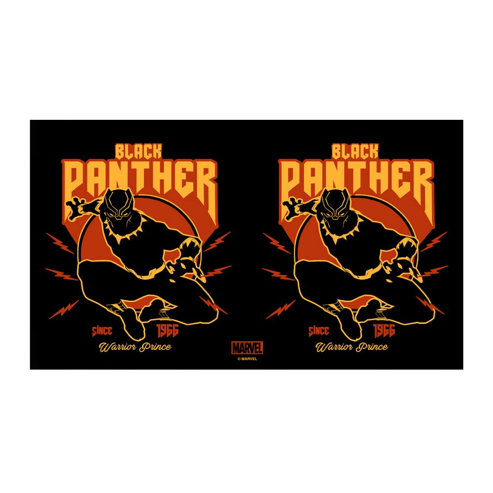 Marvel Black Panther 17 oz Stainless Steel Water Bottle - Vacuum Insulated, Leak Proof, BPA Free - Perfect for Gym, Hiking, School & Office Use
