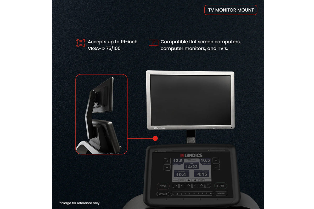 Landice L7 Professional Treadmill for Home Gym - Heavy Duty Running Machine with Cushioned Deck - Perfect for Cardio, Weight Loss & Fitness Training