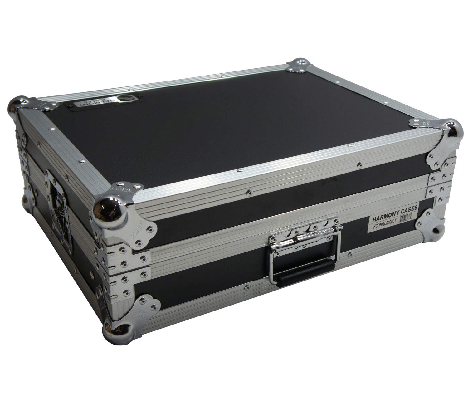 Harmony Audio HCDNMC6000LT Flight Glide Laptop Stand DJ Case - Compatible with Denon DN-MC3000 Mixer | Perfect for DJs, Music Producers & Live Performances