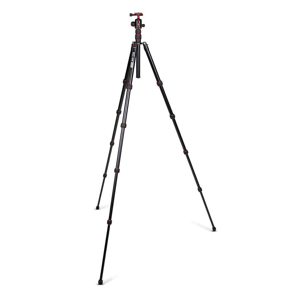 ProMaster XC-M 525K Professional Tripod Kit with Ball Head - Heavy Duty Camera Stand for DSLR & Mirrorless (Red) - Perfect for Photography, Videography & Travel