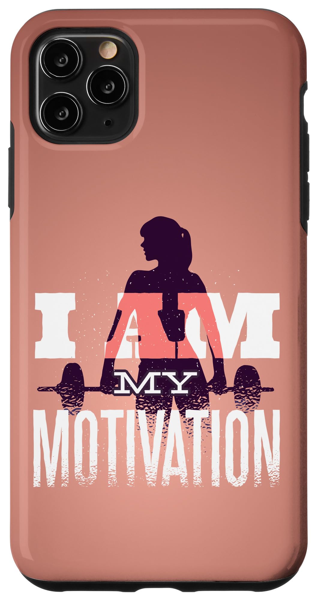 iPhone 11 Pro Max Case - Motivational Gym Workout Quote for Women | Fitness Accessory for Running, Yoga & Gym Sessions