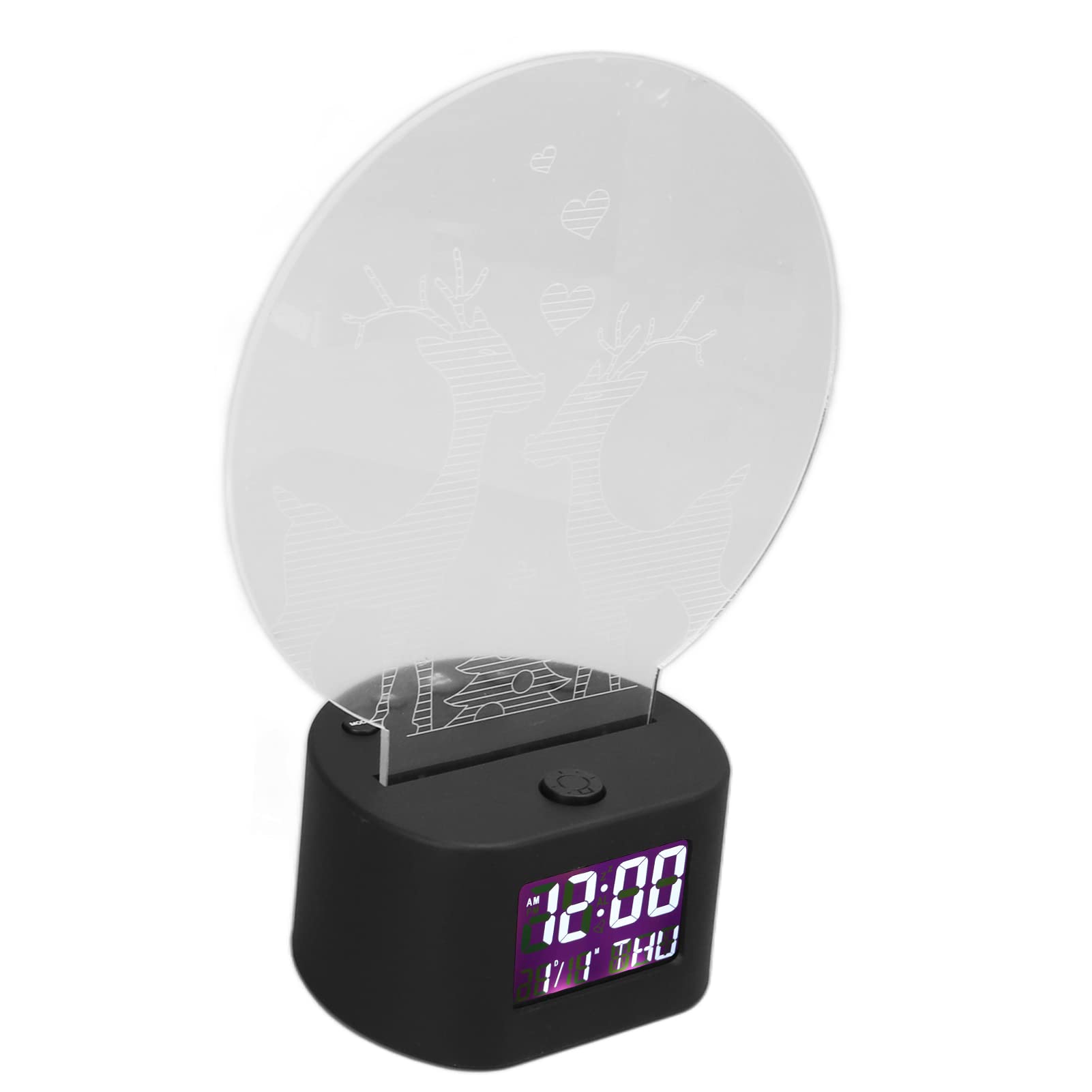 Best LED Night Light with Colorful Dimming & White Backlight - Multifunctional Bedroom Clock for Home | Perfect for Kids, Nursery & Safe Nighttime Navigation