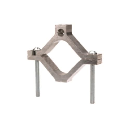 Burndy GC18A Aluminum Pipe Ground Clamp - Commercial Grade for 250 kcmil to 6 AWG Conductors (2-Pack) | Ideal for Electrical Grounding in Industrial, Utility & Commercial Applications
