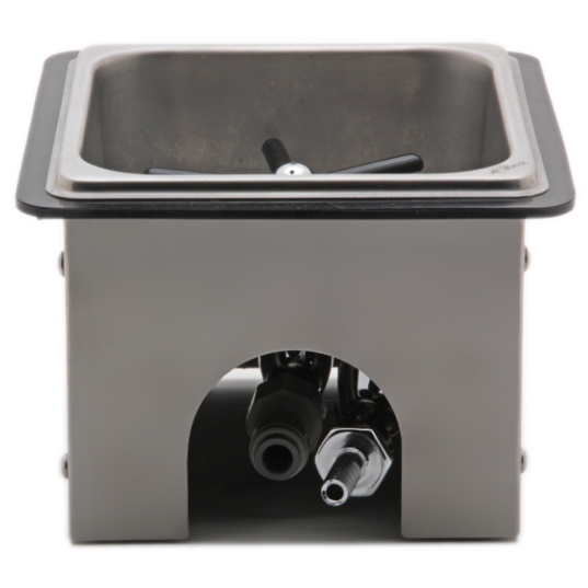 Krome Dispense Pitcher Rinser - Premium Countertop Beer & Wine Glass Cleaner for Home Bars, Restaurants & Breweries | Fast Rinsing & Drying | Commercial & Household Use