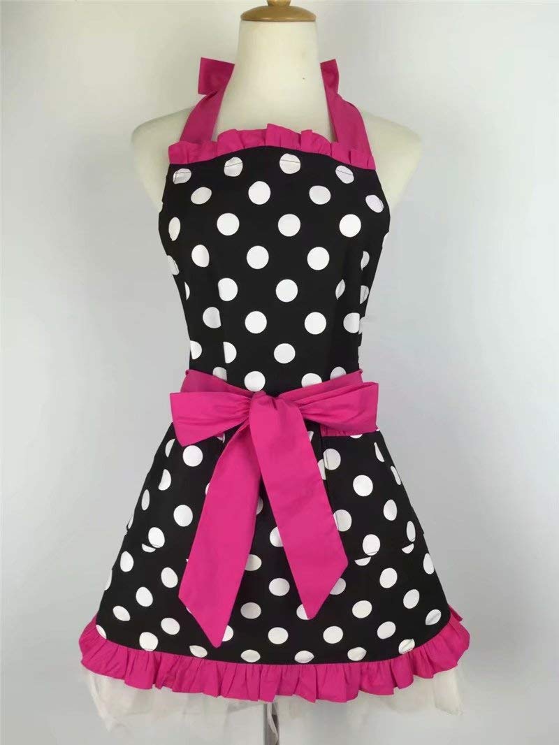 Cotton Apron with Pocket for Baking & Cooking | Women & Girls Kitchen Wear