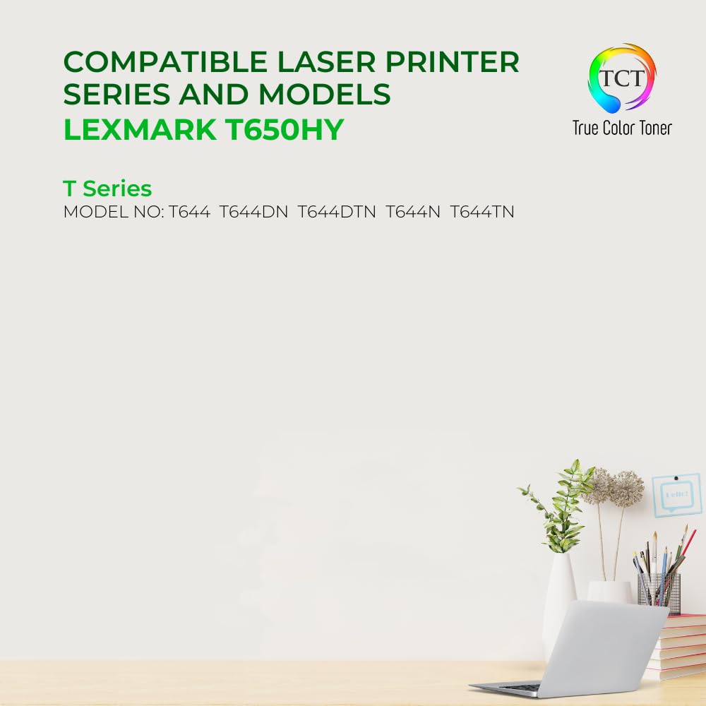 Premium Lexmark T650H21A Compatible Toner - 25K Pages for T650/X651/Sindoh LP5000 Printers - Office & Home Use