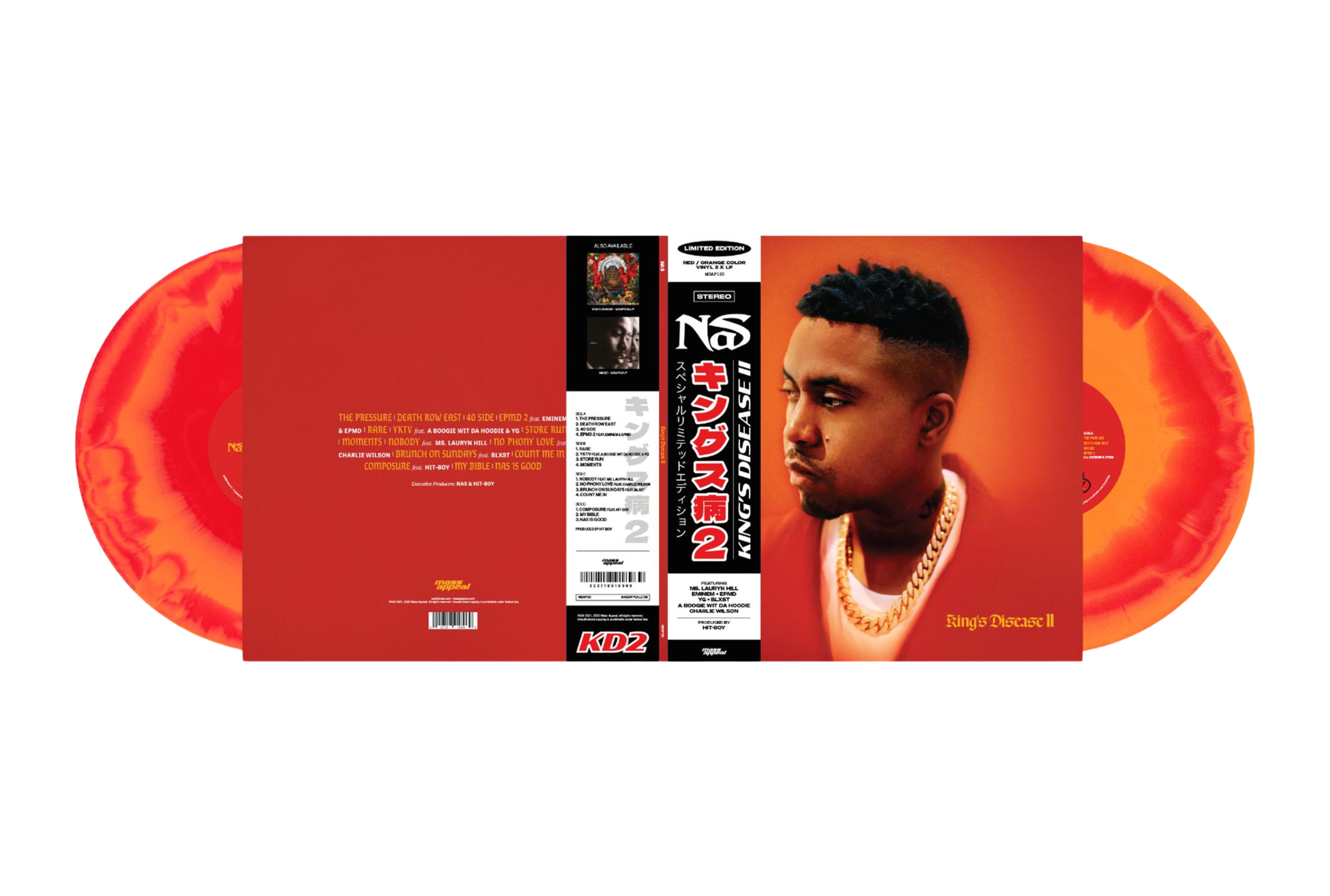 King's Disease II (Colored 2xLP with OBI Strip) - Exclusive Vinyl Record for Hip-Hop Collectors & Music Enthusiasts - Perfect for Home Listening & DJ Sets