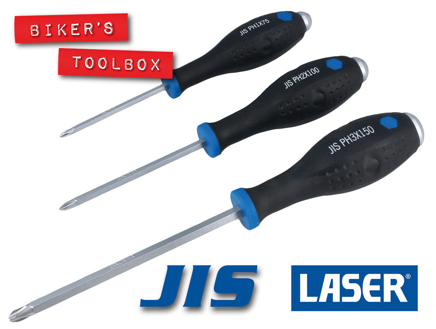 Premium JIS Screwdriver Set - 6-Piece Japanese Industrial Standard Screwdriver Kit for Electronics, Bikes & Motorcycle Repair - Perfect for DIY, Home Improvement & Professional Use