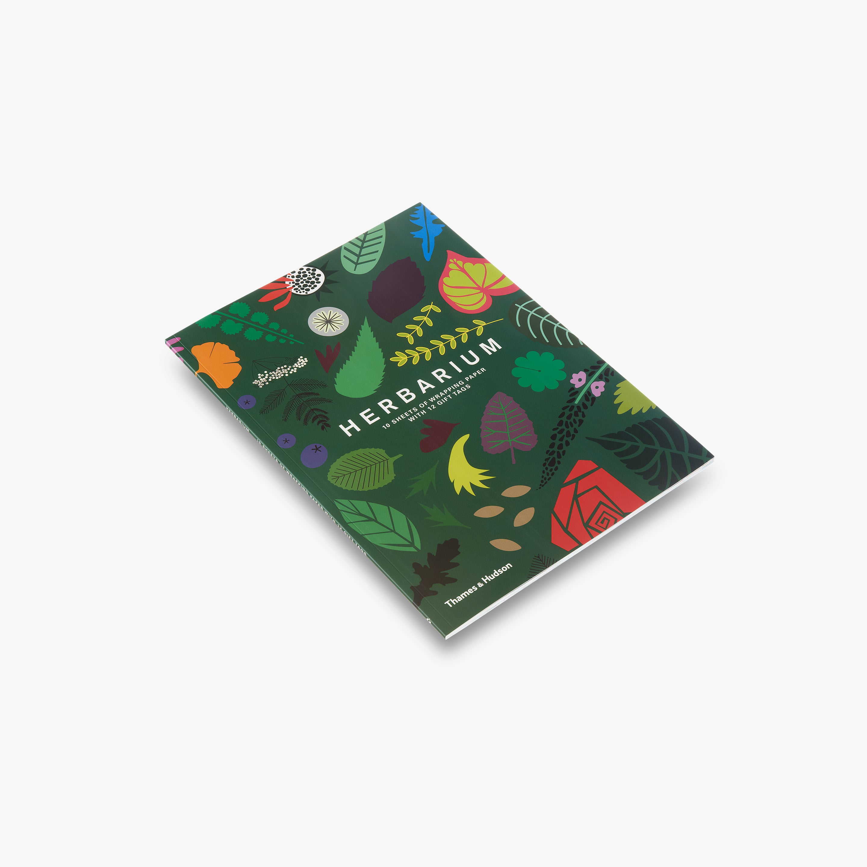 Herbarium Pressed Flower Gift Wrapping Paper Book - Perfect for Wedding Invitations, Scrapbooking & DIY Craft Projects