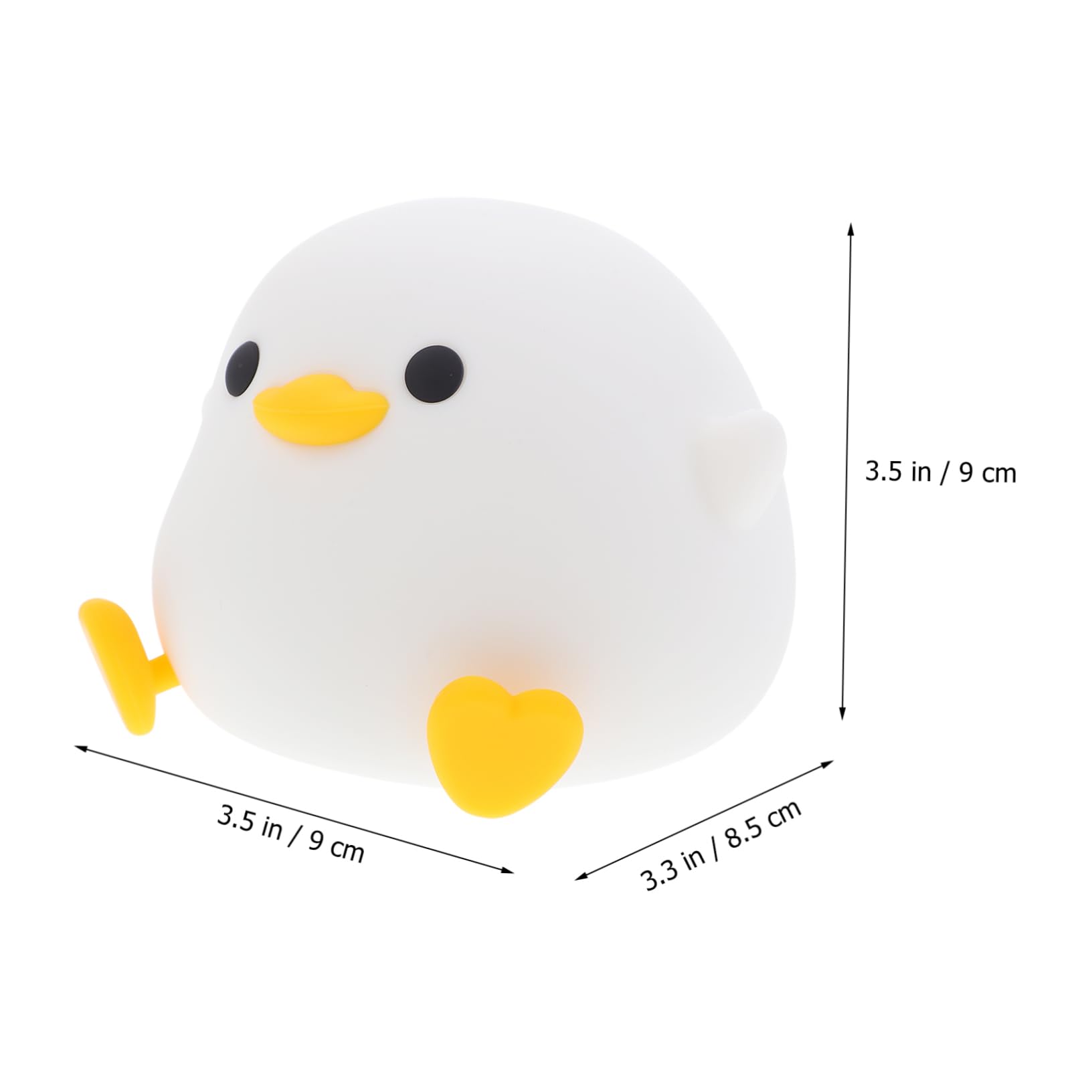 ARTIBETTER 2-Pack LED Night Light Lamp - Soft Glow Bedside Lamp for Kids, Nursery, Bedroom, Desk | Energy-Efficient, Child-Safe Nightlight for Sleep, Reading & Relaxation