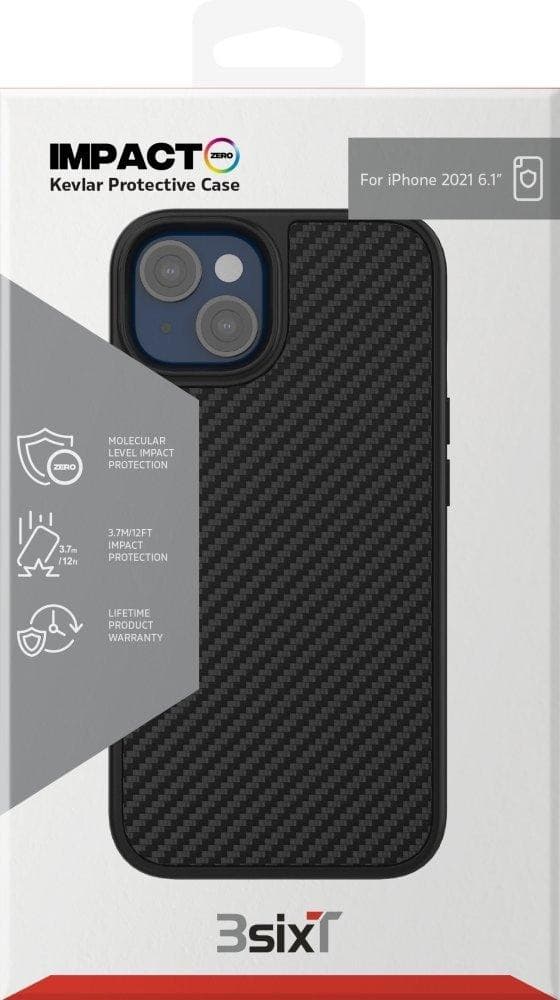 Impact Zero® Kevlar Protective Case for iPhone 13 - Ultra Thin & Military-Grade Drop Protection | Shockproof & Scratch Resistant Cover | Perfect for Outdoor Adventures, Work & Daily Use