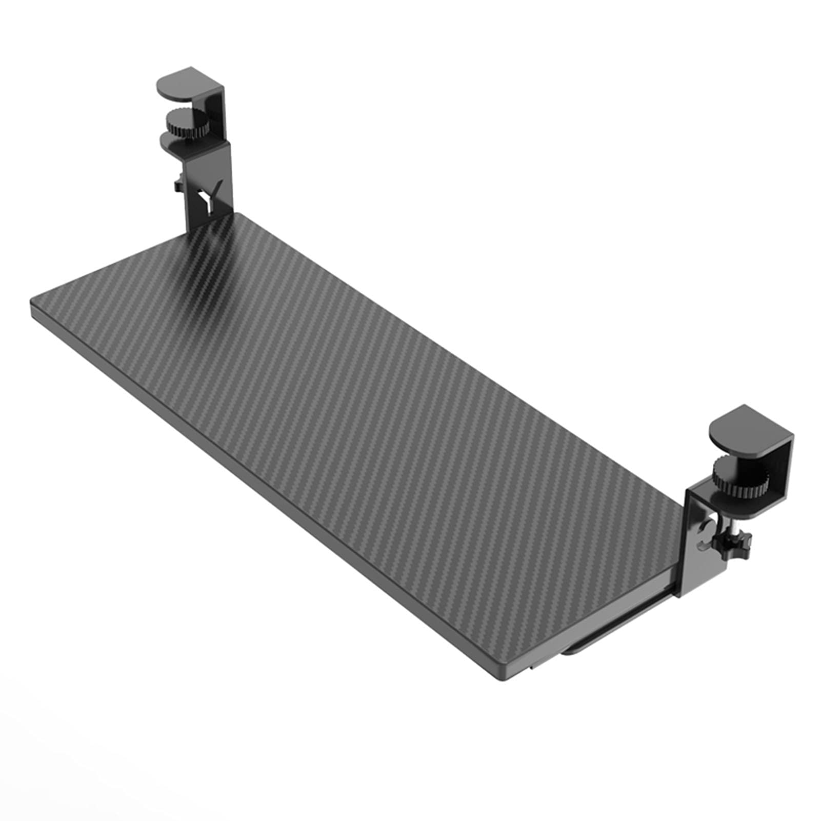 Extra Sturdy Under Desk Keyboard Tray with C Clamp - 64cm Pull-Out Keyboard Drawer for Home Office & Workspace - Ergonomic Computer Accessory for Comfortable Typing