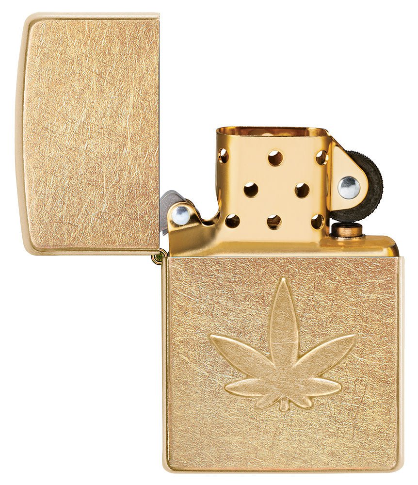 Premium Cannabis Tumbled Brass Stamped Pendants - Handmade Jewelry for Weed Lovers & 420 Gifts - Perfect for Necklaces, Keychains & Accessories