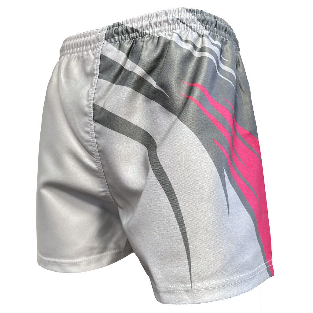 High-Quality Sublimated Performance Rugby Shorts for Men & Women – Breathable, Moisture-Wicking Sports Shorts for Rugby, Training & Outdoor Activities