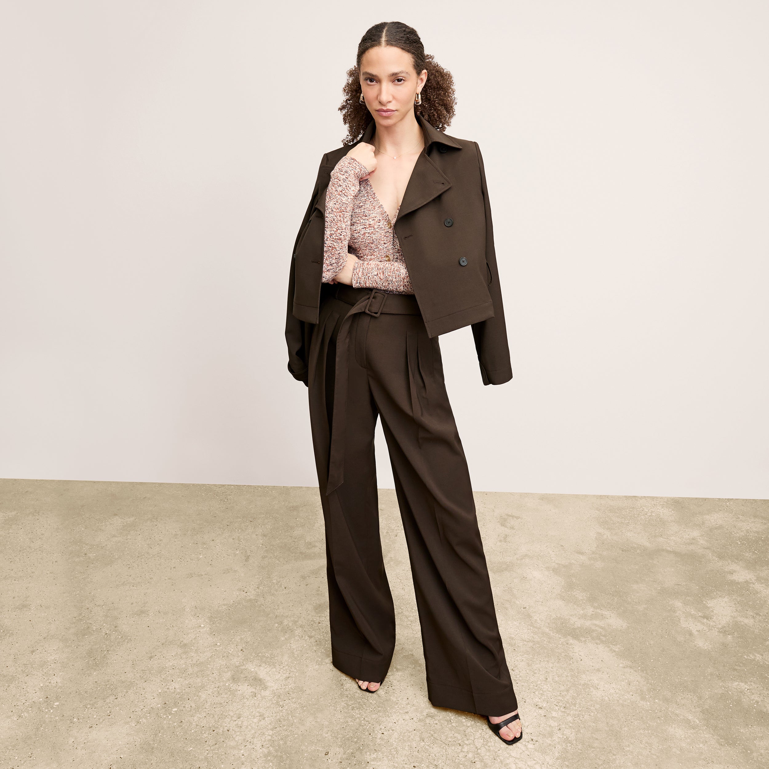 Bia Pleated Women's Trousers - Breathable Air Twill Fabric for Office & Business Casual Wear | Perfect for Work, Travel & Formal Occasions