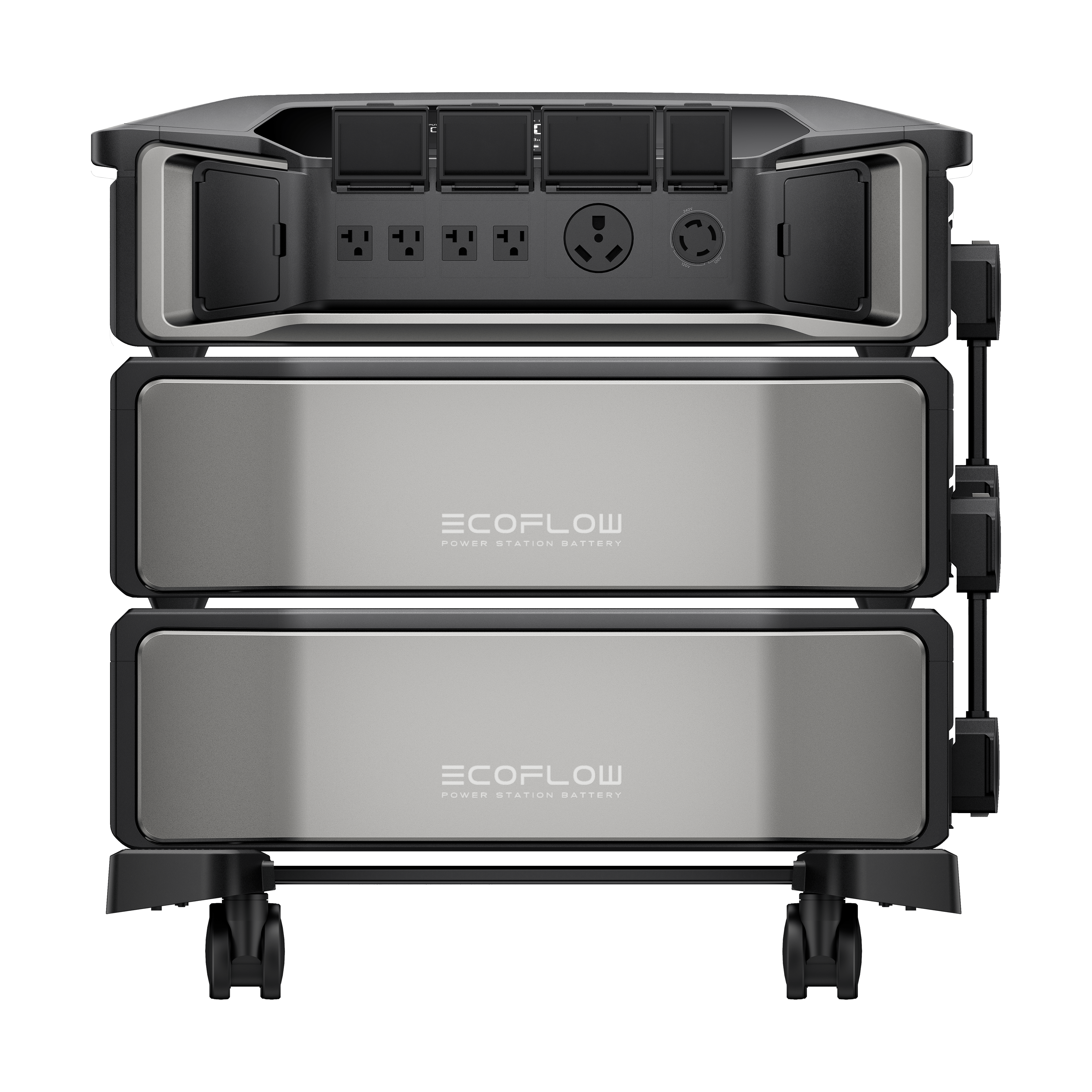 EcoFlow DELTA Pro Ultra Inverter with Double Battery Kits - Portable Solar Power Station for Home Backup, RV Camping & Outdoor Adventures