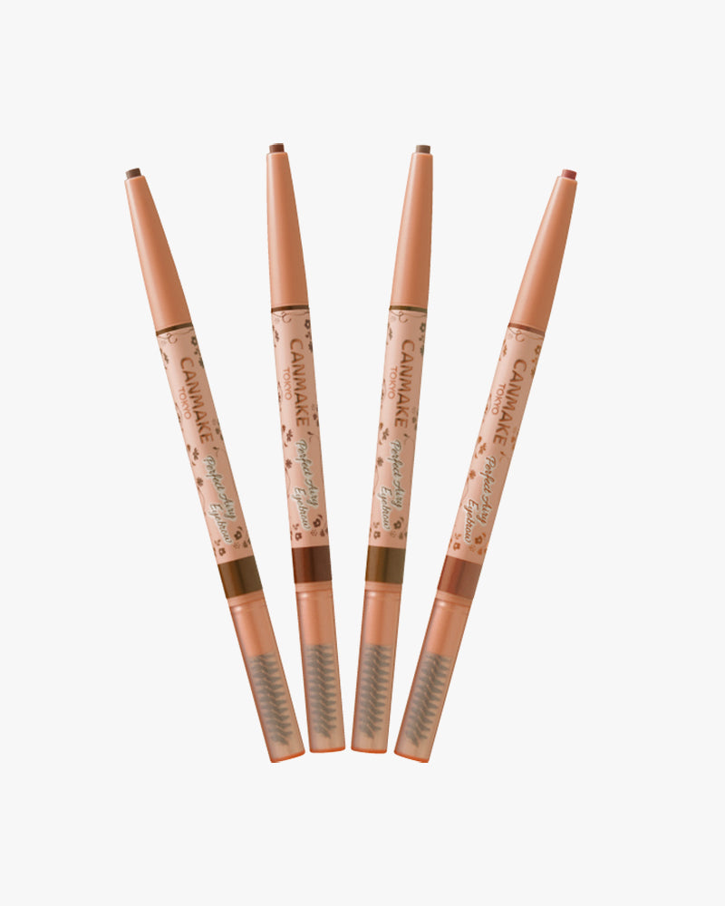 CANMAKE Perfect Airy Eyebrow - Natural-Looking Eyebrow Pencil for Thin, Feathery Brows | Everyday Makeup & Quick Touch-Ups