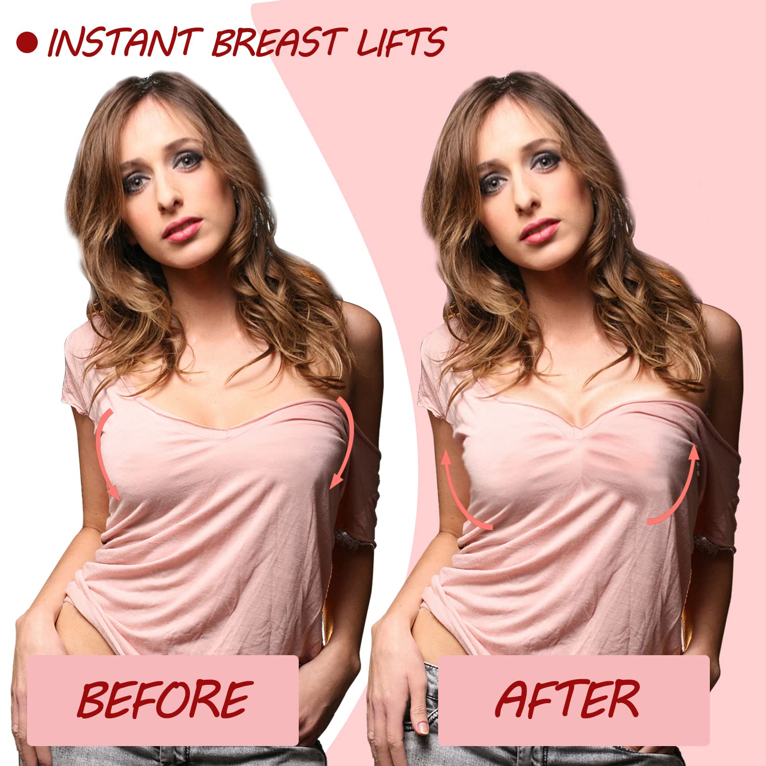 Breast Lift Tape for Women - 2 Pack Adhesive Boob Tape with Nipple Covers | Push Up, Support & Shape | Perfect for Dresses, Backless Outfits & Special Occasions
