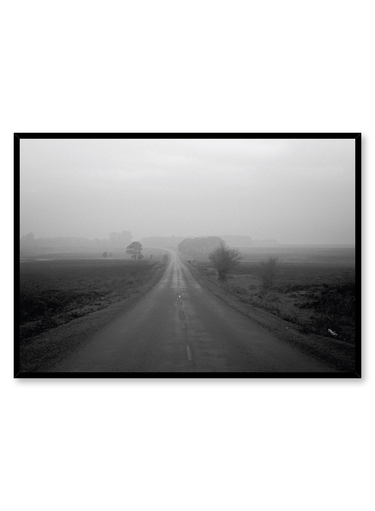 Into the Mist Poster - High Quality Wall Art Print for Home & Office Decor - Perfect for Living Room, Bedroom, or Office Wall Decoration