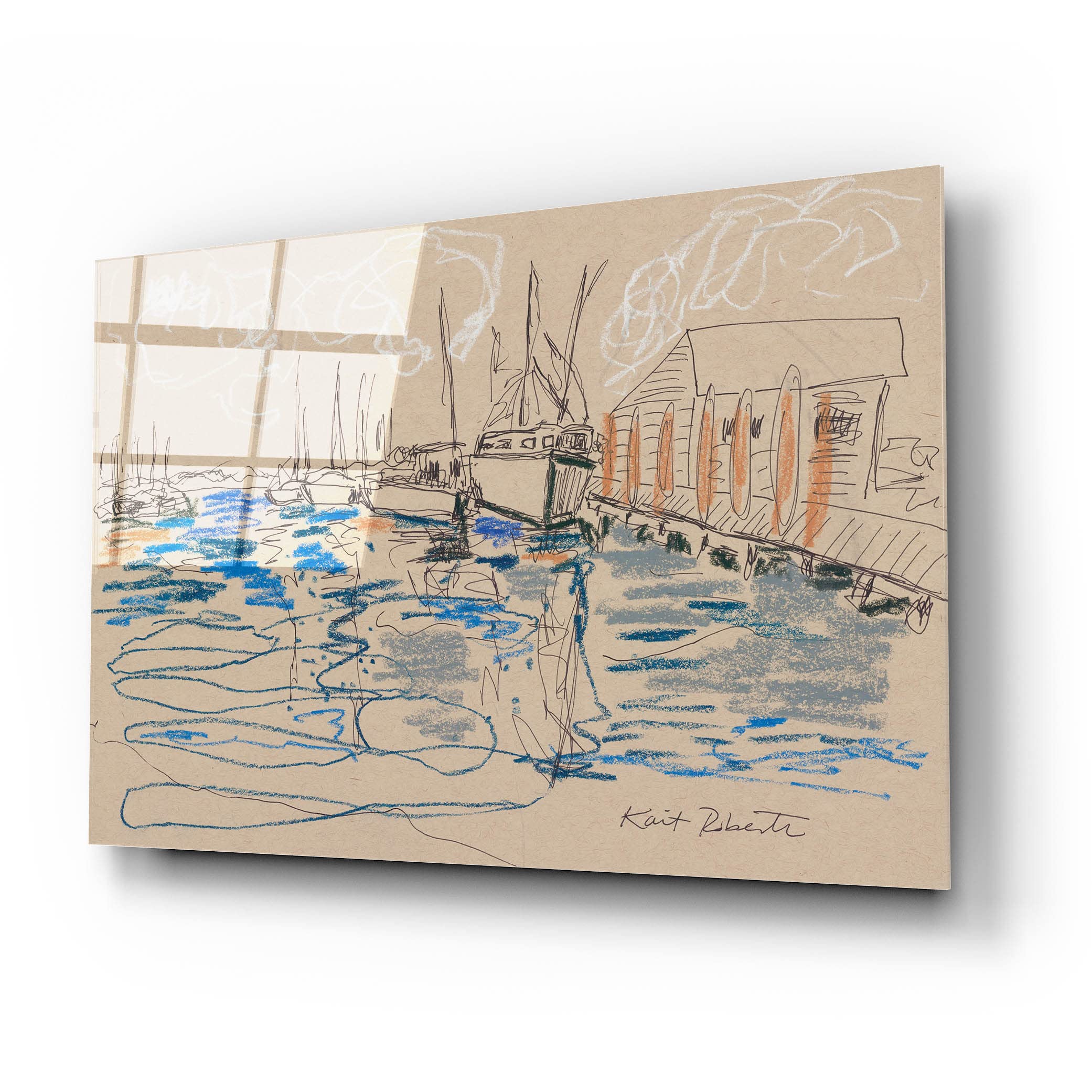 Epic Art 'Harraseeket Lunch and Lobster Co.' by Kait Roberts - 24