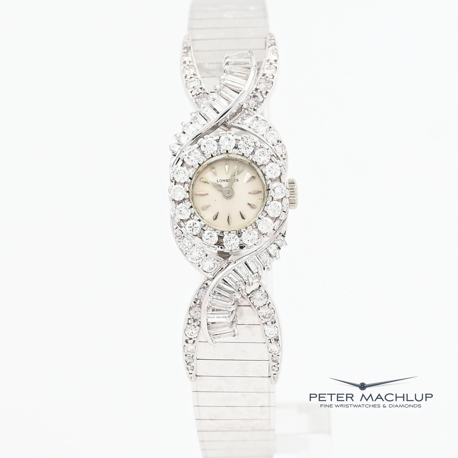 Longines Ladies Cocktail Watch - Elegant Diamond Accent Stainless Steel Dress Watch for Women | Perfect for Evening Parties, Weddings & Formal Events