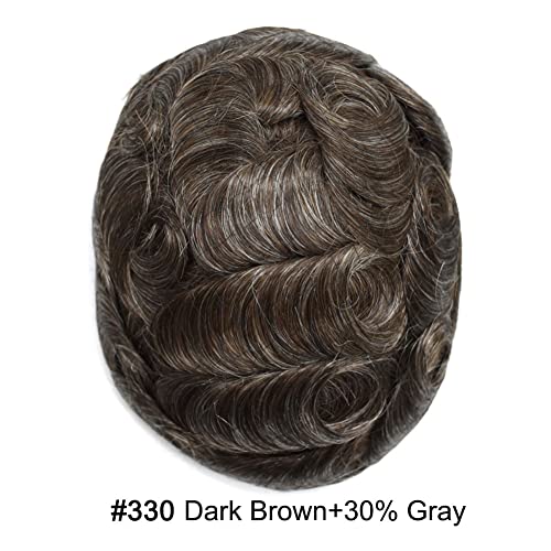#330 #3 Dark Brown+30% Grey