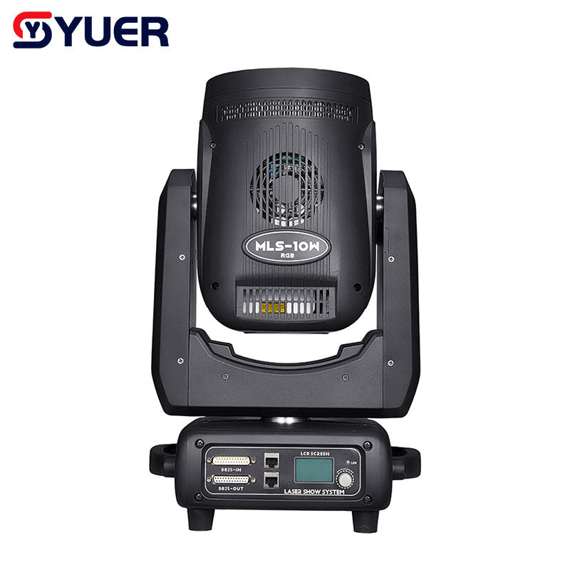 YUER™ 9X20W LED 4IN1 + 30KPPS 5W 10W RGB Laser Moving Head Light - DMX Scanning Pattern Effect Laser Projector for DJ Disco Stage Wedding Party Lighting