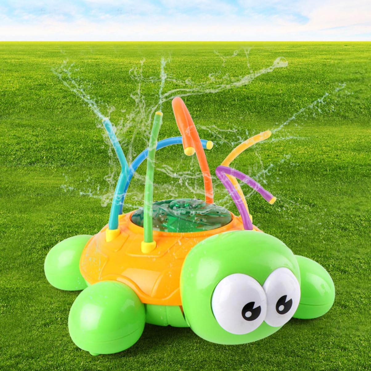 TOYANDONA 1pc Bathtime Toy Spray Sprinkler - Rotating Bath Toy for Infants & Toddlers, Fun Water Sprinkling Shower Toy for Kids - Perfect for Bathtime Play & Outdoor Water Activities