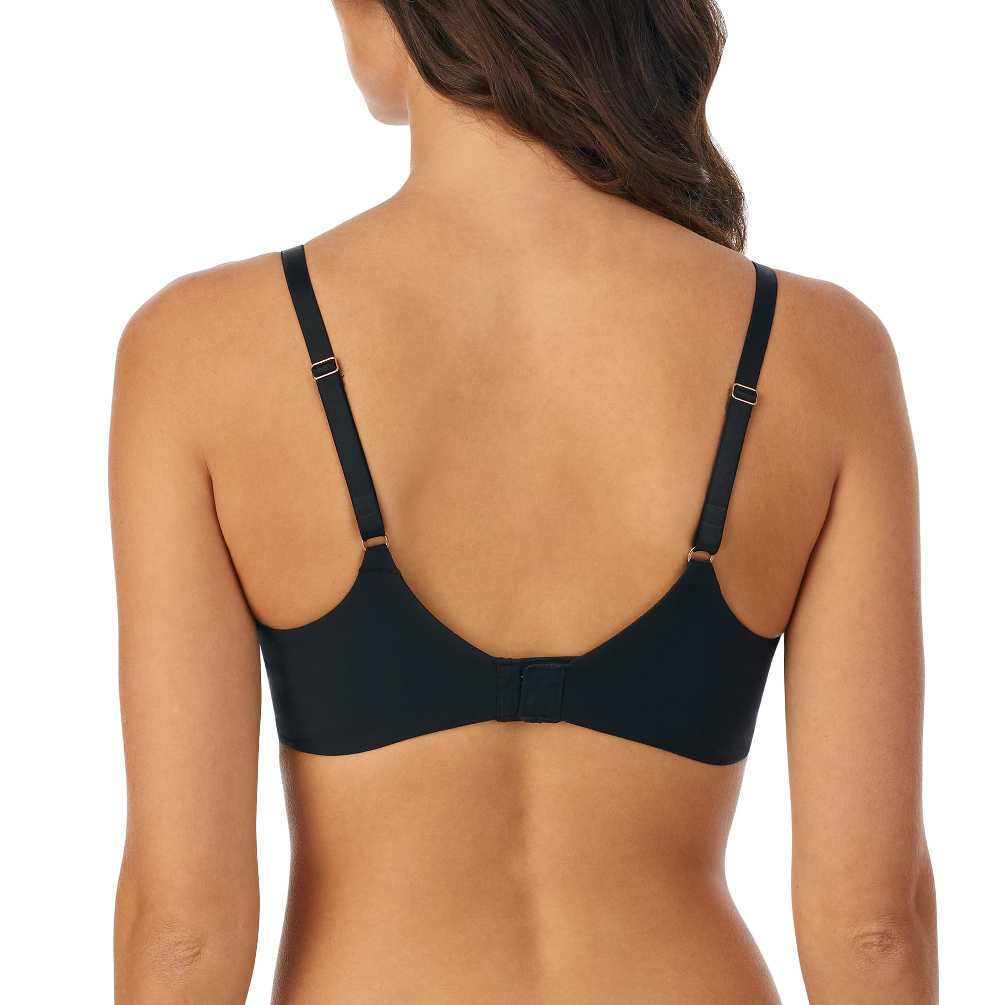 Le Mystère Women's Sheer Illusion Wireless Bra - Comfortable Seamless Underwire-Free Lace Bralette for Everyday Wear & Special Occasions