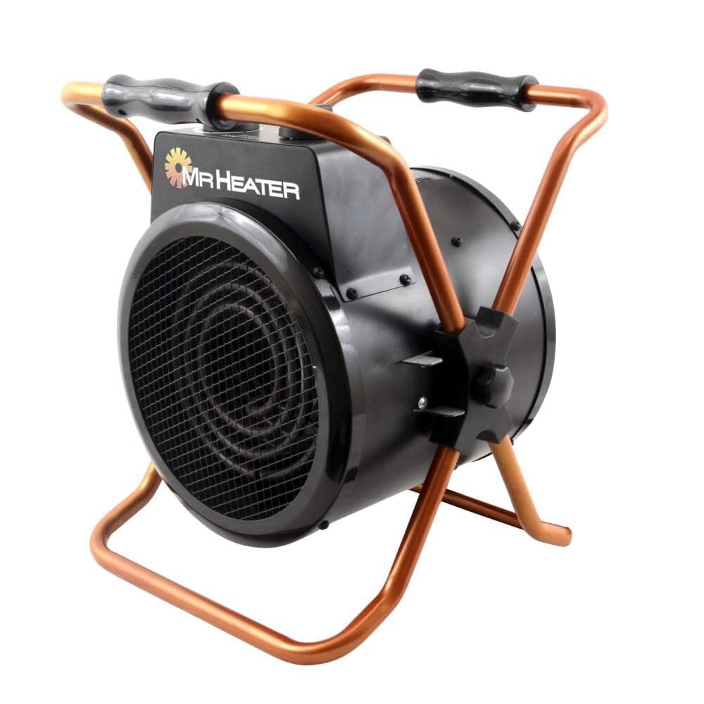 Mr. Heater F236125 MH350FAET 3.6 kW Forced Air Electric Heater - Portable Space Heater for Garage, Workshop & Home - Fast Heating with Adjustable Thermostat