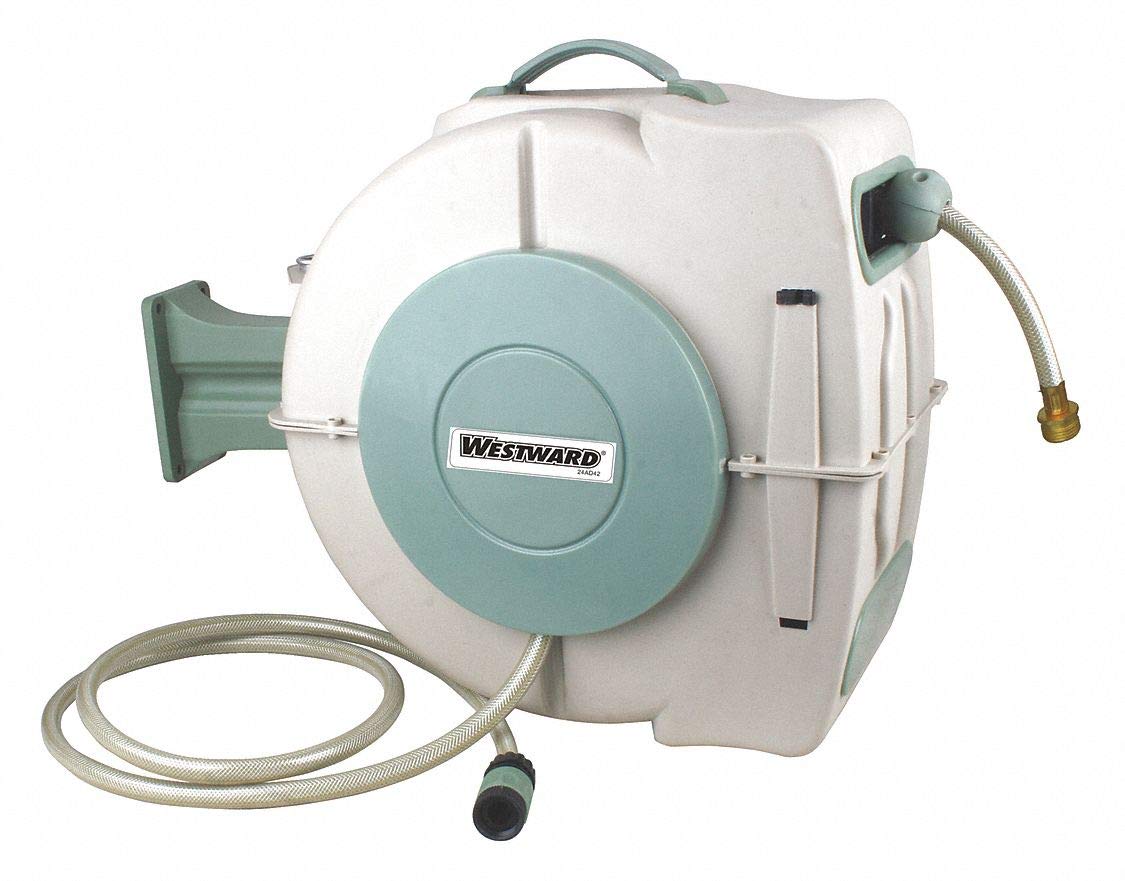 65 ft Heavy Duty Polypropylene Hose Reel - Durable Garden Water Hose Storage for Lawn, Yard, and Outdoor Watering