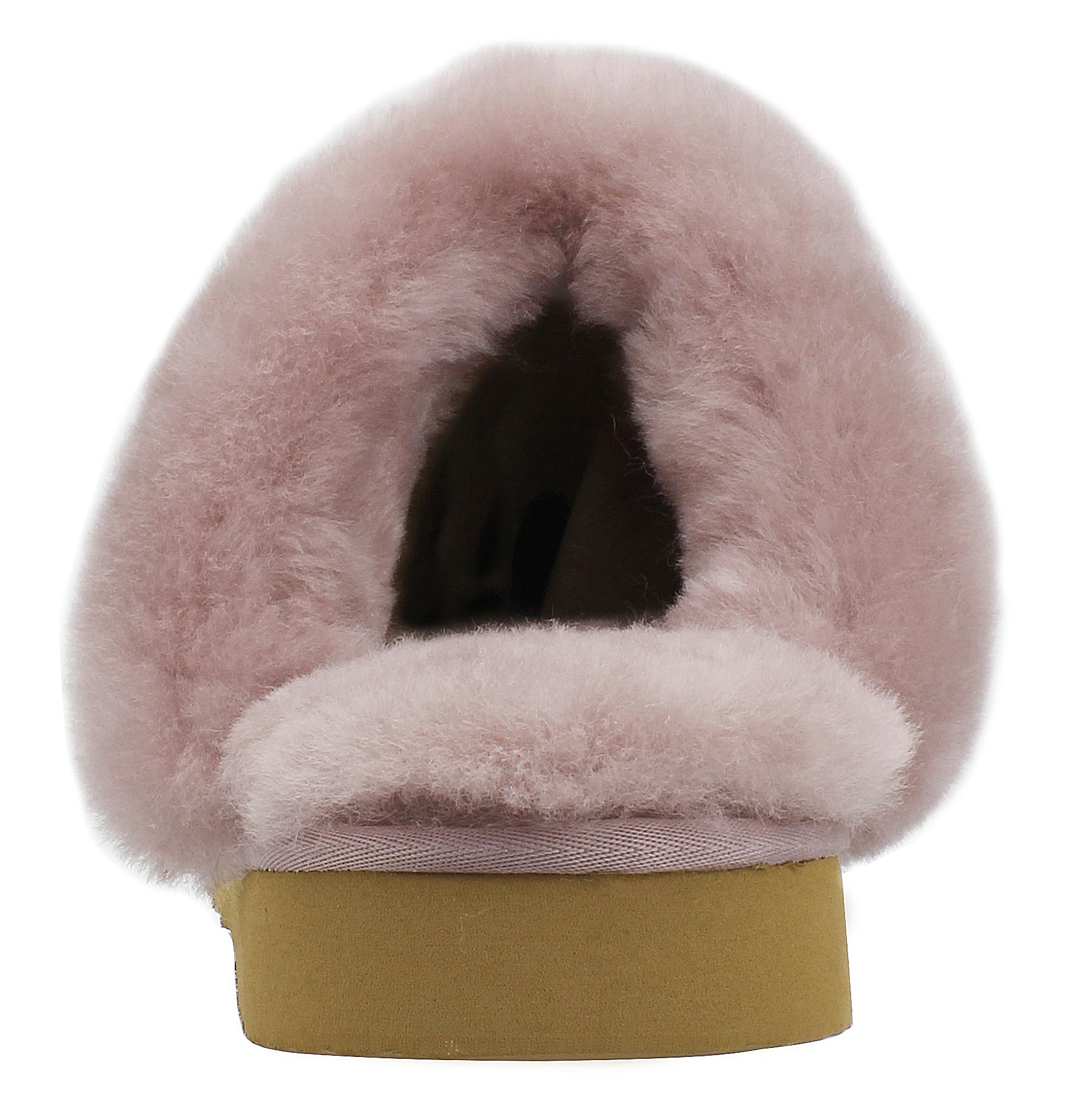 Women's Cozy Platform Slippers - Indoor/Outdoor Sheepskin Shearling Fuzzy House Shoes for Comfort & Warmth | Perfect for Home, Lounge, and Winter Wear