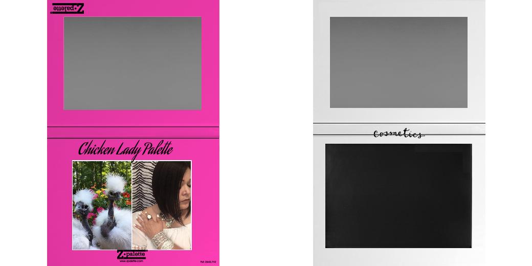 Custom Extra Large Z Palette - Magnetic Makeup Palette for Eyeshadows & Blush - Perfect for Travel & Professional Makeup Artists