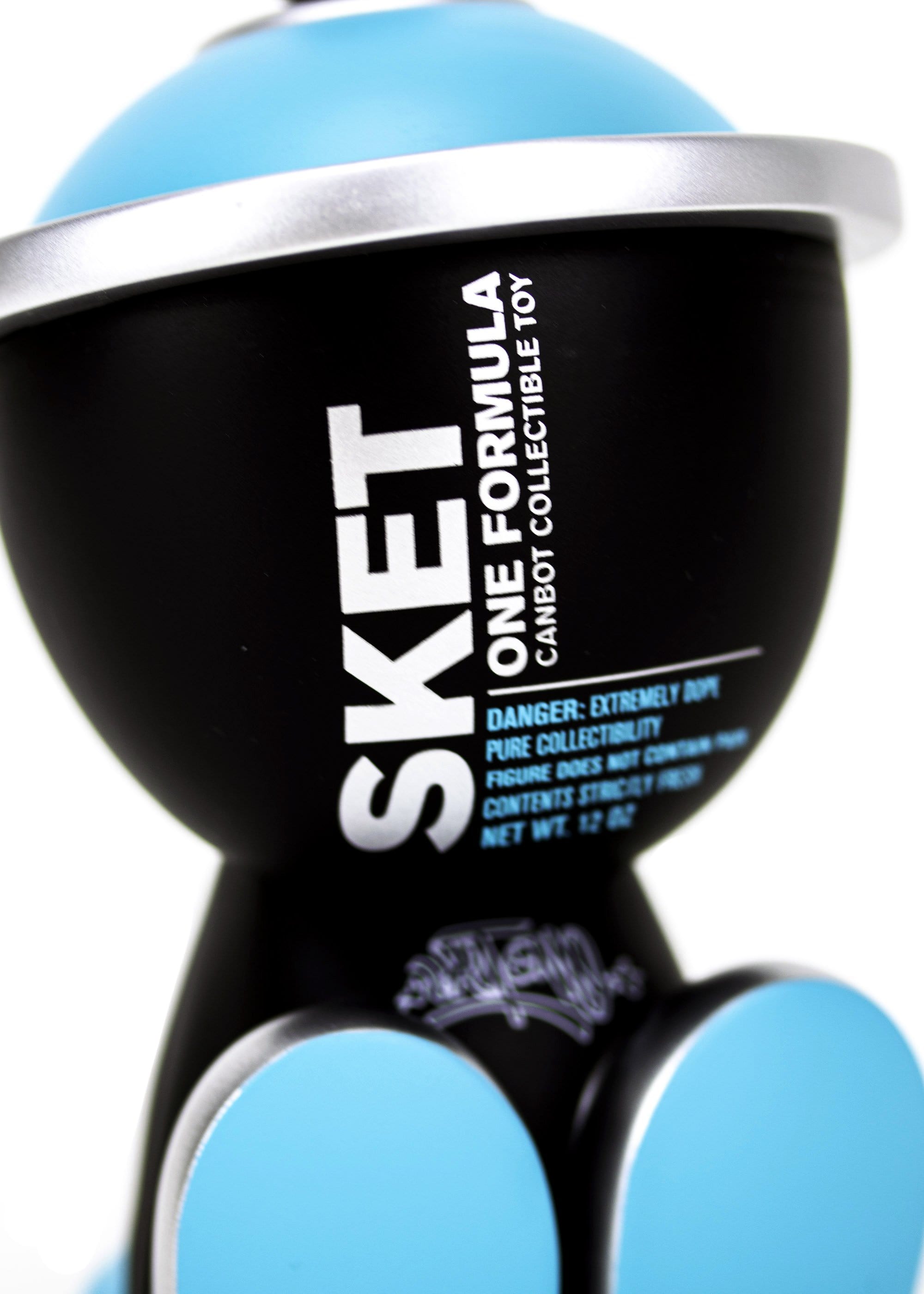 Sket One Cyan Formula Canbot by Clutter - Premium Collectible Street Art Toy for Home & Office Decor - Perfect for Urban Art Lovers and Collectors